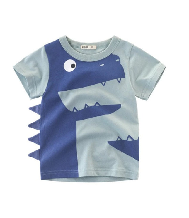 Children's Wear Summer New Korean Children's Boys Cotton T-shirt Men's Treasure In Children's Short Sleeves