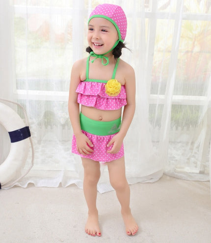 Three children's swimsuits