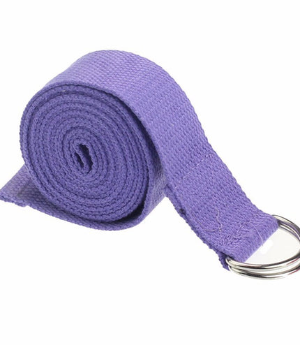 Yoga rope stretch with cotton yoga tension band