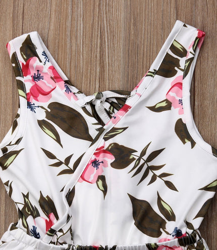 Summer Girls baby girl Floral Outfits Clothes