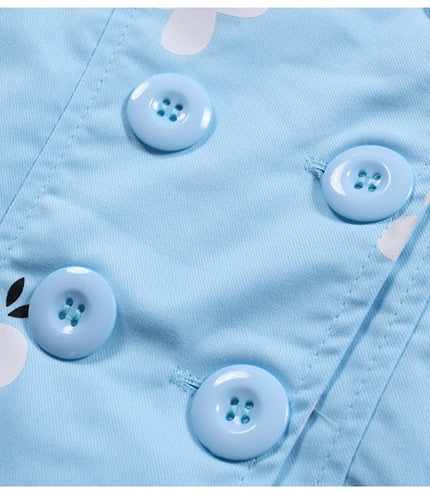 Double-breasted casual children's jacket