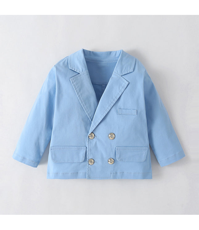 Boys' Gentleman Two-piece Children's Clothing