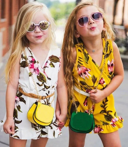 Summer Girls baby girl Floral Outfits Clothes