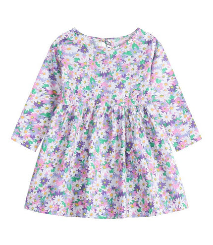 Style Floral Princess Dress Children's Clothing
