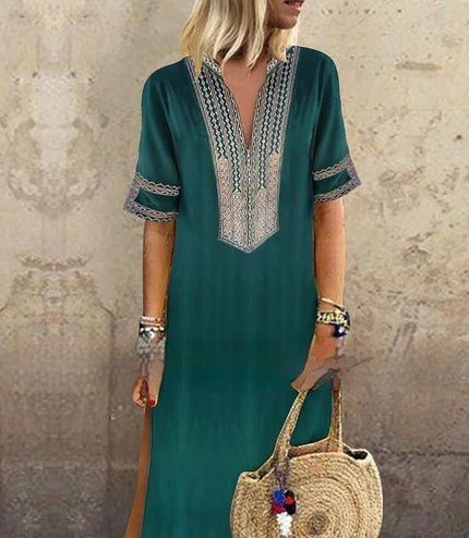 Furcal Lower Hem Casual Women's Length Dress