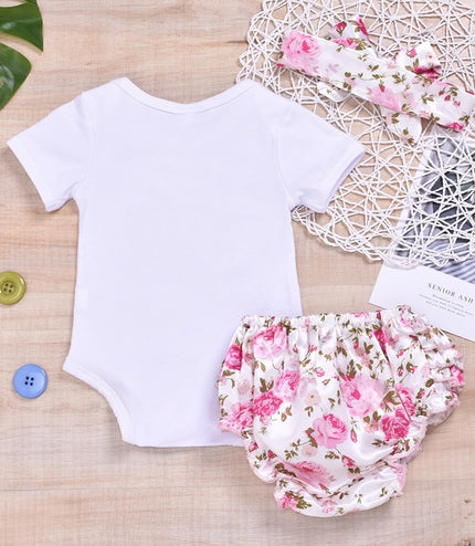 Baby girl summer suit