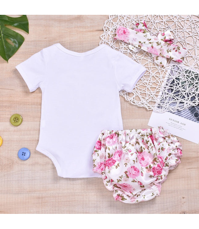 Baby girl summer suit