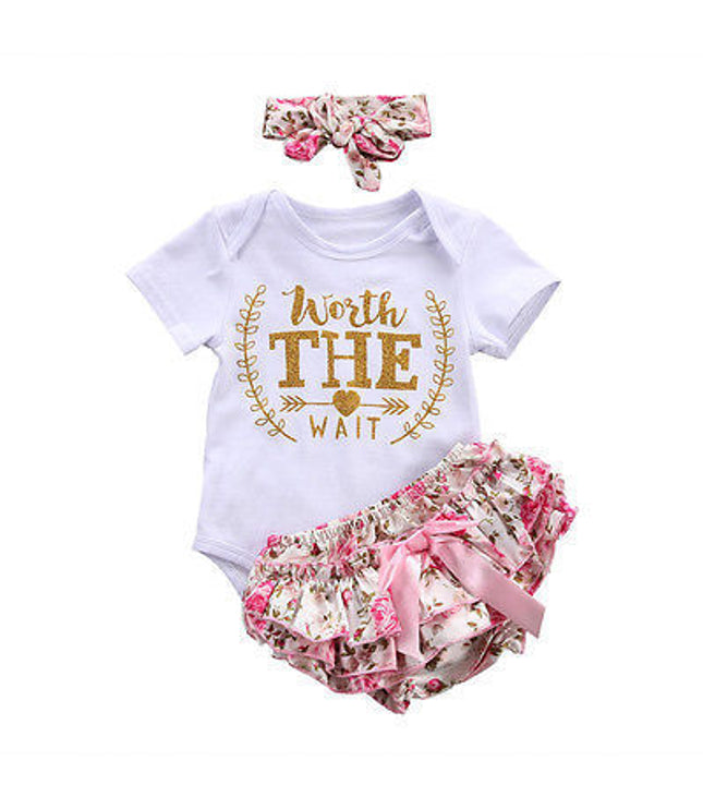 Baby girl summer suit