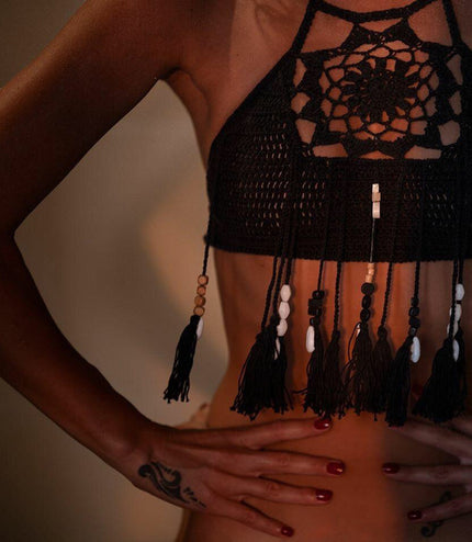 Tassel bohemian swimsuit