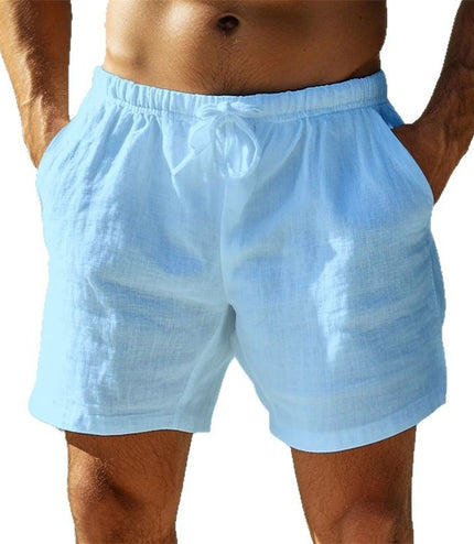 Pure Cotton Casual Solid Color Breathable Outdoor Short Shorts