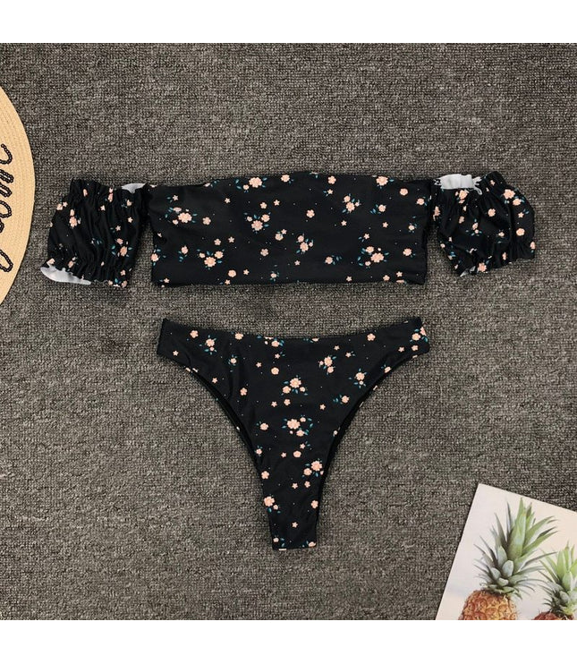 Floral bikini swimsuit