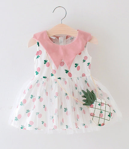 Summer New Girls' Dresses For Children Sleeveless