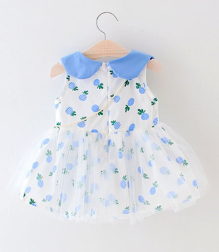 Summer New Girls' Dresses For Children Sleeveless