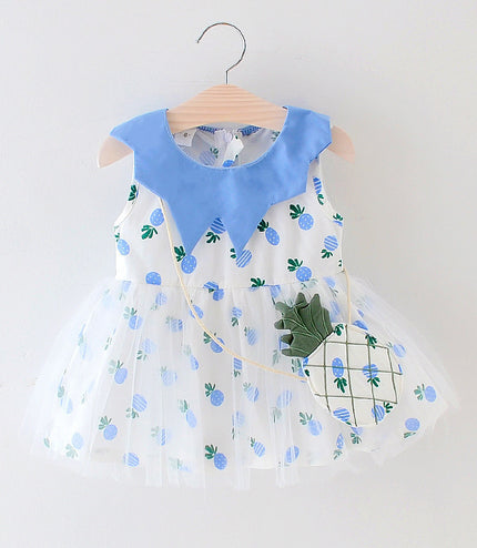 Summer New Girls' Dresses For Children Sleeveless