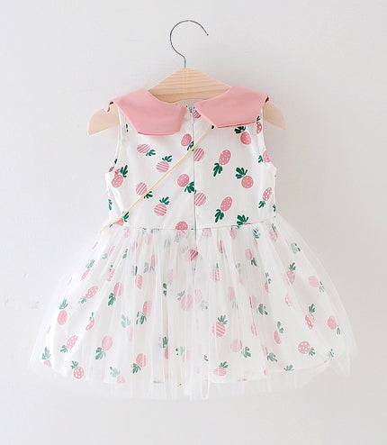 Summer New Girls' Dresses For Children Sleeveless