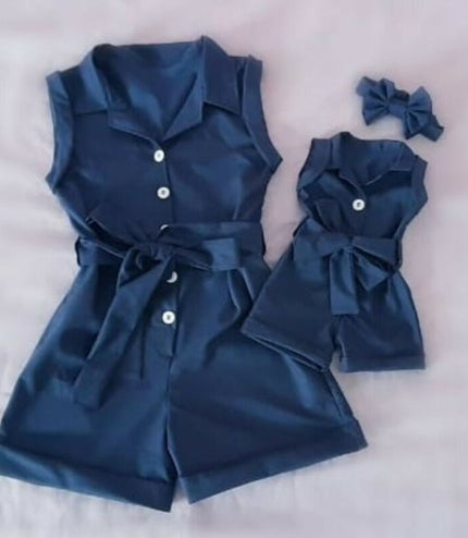 Pudcoco Kids Baby Girl Clothes Sleeveless Romper Denim