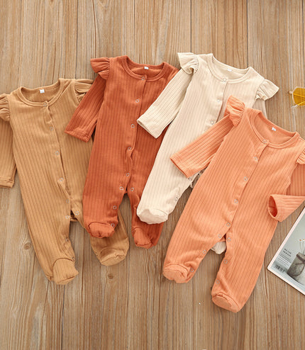 Baby Jumpsuits, Baby Autumn And Winter Clothes, Long Sleeves