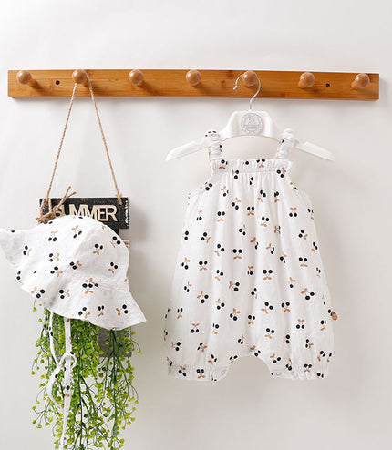 Baby Clothes Summer Clothes Thin Female Baby Bag Shorts Net Red Baby Clothes Cute Ins Wind Boxer Romper