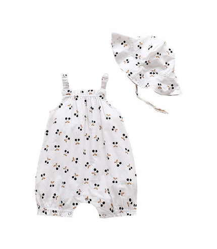 Baby Clothes Summer Clothes Thin Female Baby Bag Shorts Net Red Baby Clothes Cute Ins Wind Boxer Romper