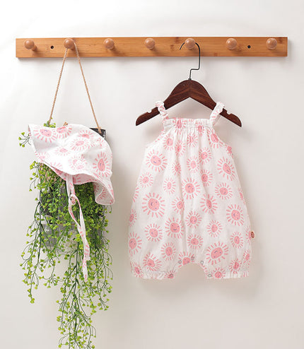 Baby Clothes Summer Clothes Thin Female Baby Bag Shorts Net Red Baby Clothes Cute Ins Wind Boxer Romper