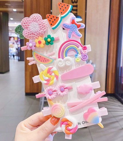 Children s Net Red Cartoon Hairpin Korean Princess Headdress