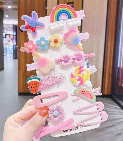 Children s Net Red Cartoon Hairpin Korean Princess Headdress