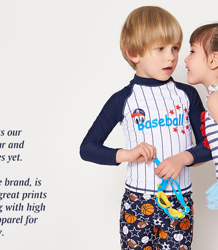 Yi Zi Children's Swimwear Girls Swimwear Baby Baby Split Pants Swimwear Big Kids Sunscreen Swimwear