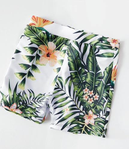 Foreign Trade Family Wear Cross-Border Nylon Printing European And American Parent-Child Swimsuits Baby Boys Girls Men'S And Women'S Clothing Yy0008