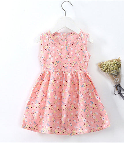 8 Style Baby Girls Dress Summer Cute Cartoon Baby Princess Birthday Party Knitted Dresses Toddler Costume Infant Kids Clothes