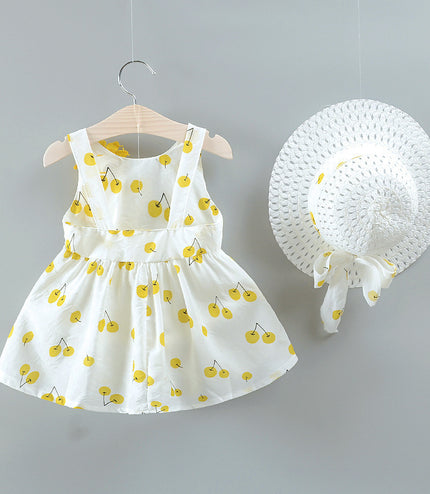Girls Baby Cherry Dress