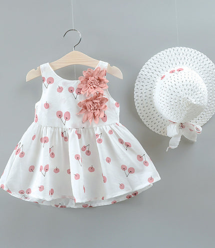 Girls Baby Cherry Dress