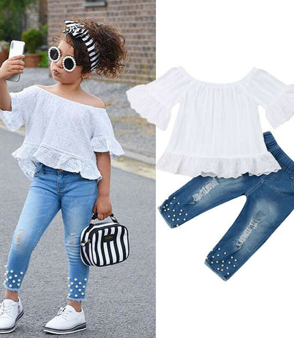 Shirt Shorts Girls Girl Kids Clothes For Baby Set Children