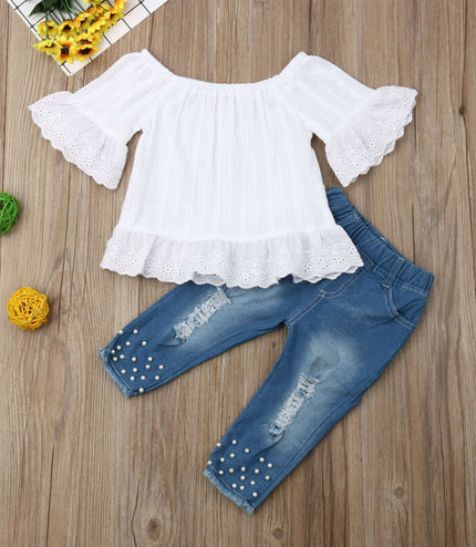 Shirt Shorts Girls Girl Kids Clothes For Baby Set Children