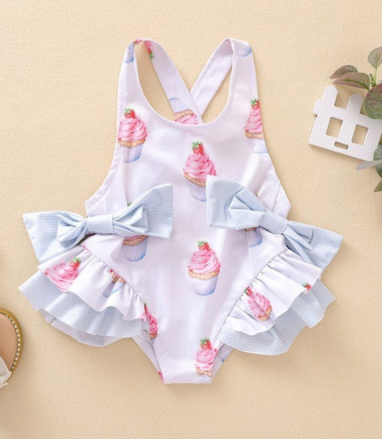 Print Kids Girls Dress Sundress