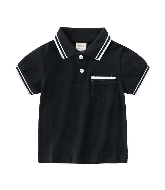 Boys' T-Shirt Summer Polo Shirt