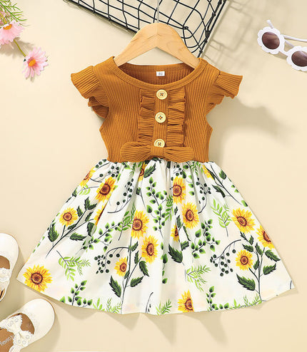 Toddler Kids Baby Girls Clothes Summer Girls Dress