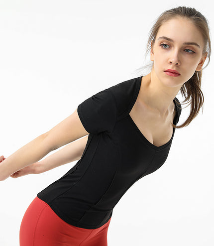 Beauty back yoga top