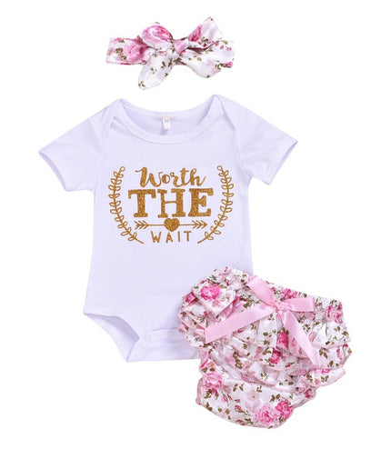 Baby girl summer suit