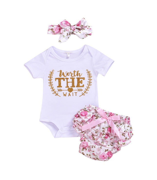 Baby girl summer suit