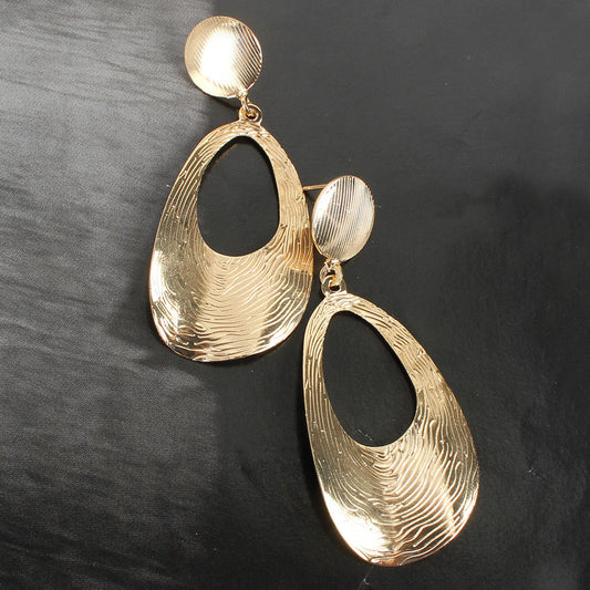 Geometric Elegant Metal Electroplated Earrings
