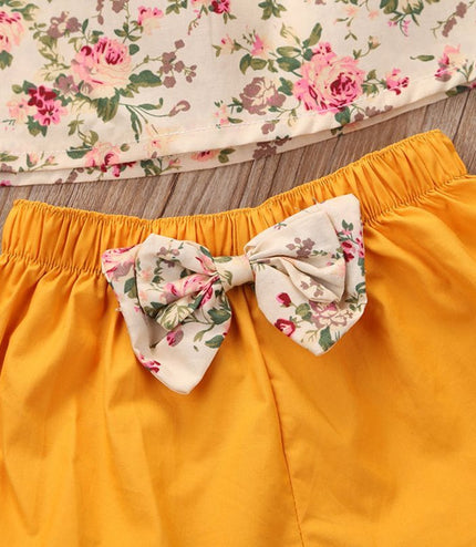 Summer Newborn Baby Girl Clothes Shorts Outfits