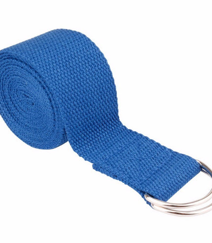 Yoga rope stretch with cotton yoga tension band