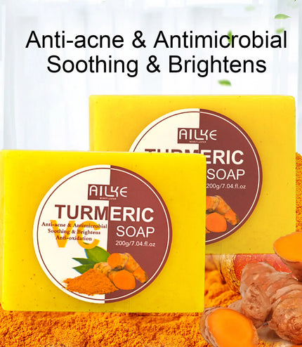 AILKE Turmeric Renew Skin Care Sets Vitamin C Women Facial Organic Anti Acne Whitening Hydrating Firming Korean Face Products