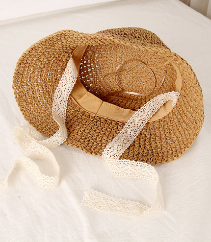 Kids Sunscreen Lace Lace Breathable Bucket Hat