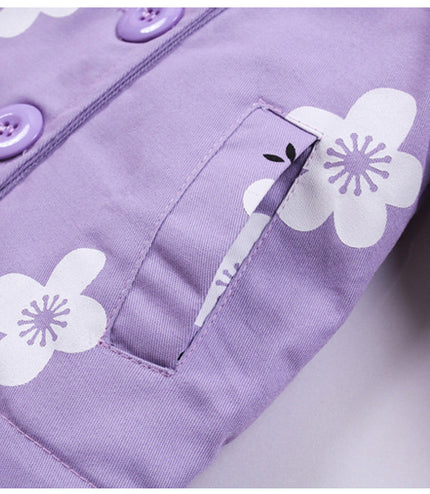 Double-breasted casual children's jacket