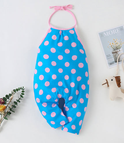 New Fashion Kids Baby Girls Strap Cotton Romper Toddler Sling Jumpsuit Harem Trousers Lace Up Sport Casual Loose Summer Clothes