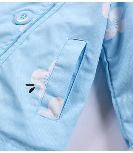 Double-breasted casual children's jacket