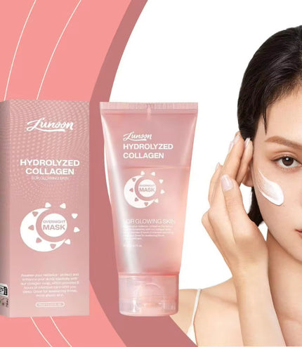 Face Night Mask Collagen Wrapping Mask Natural Ingredients Firming Elasticity & Hydration Anti-wrinkle For Skin Care