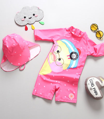 baby girl infant sunscreen swimwear