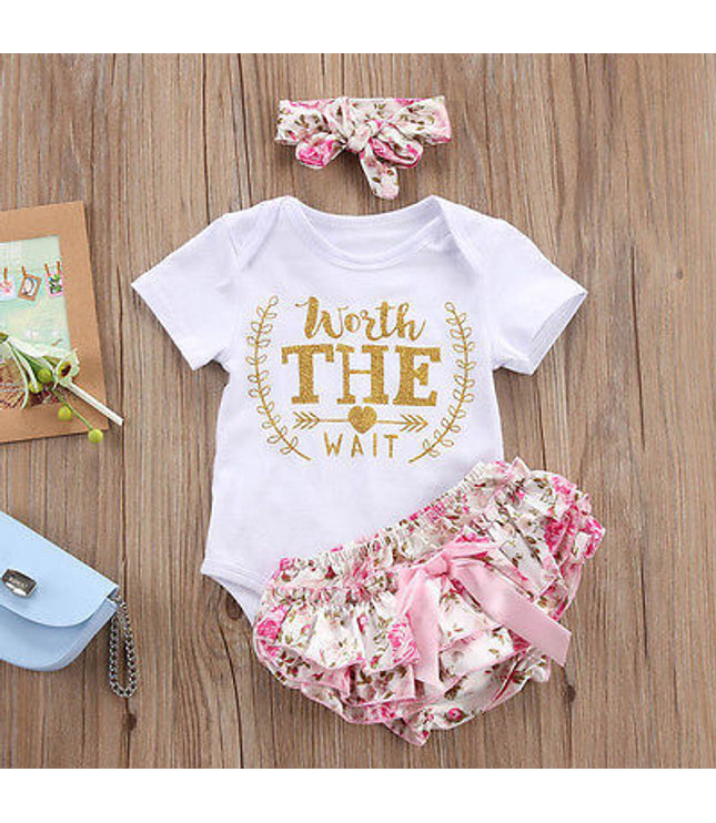 Baby girl summer suit